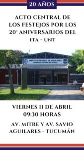 Acto Central por nuestros 20 Años
